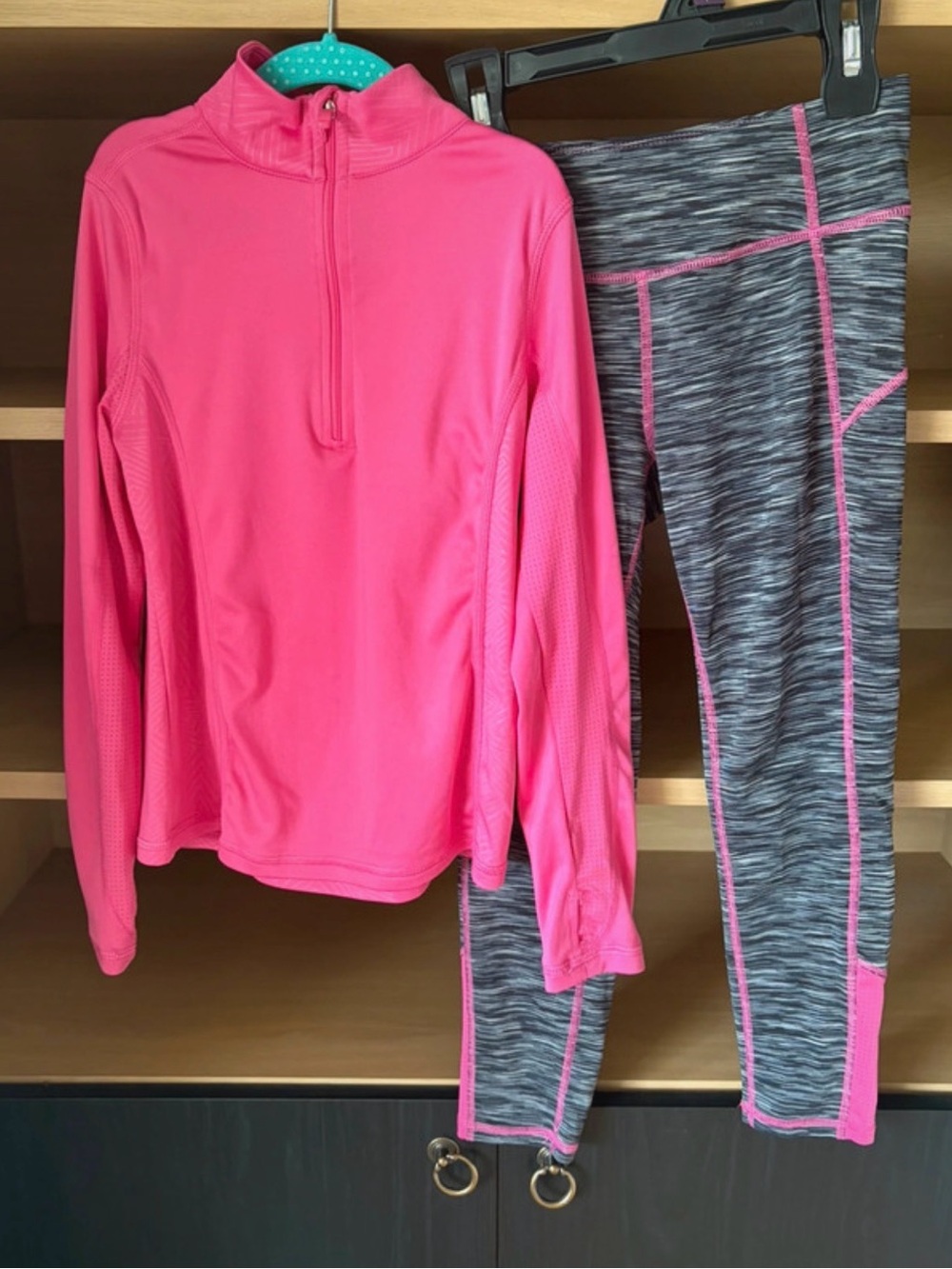 Danskin•Girls’ Active Drimore Quarter Zip & Leggings | Medium (7/8)